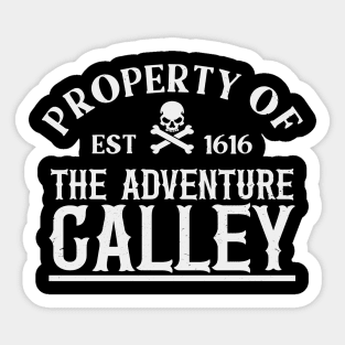 Property of Adventure Galley Sticker